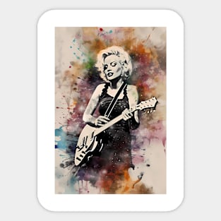 Marilyn Monroe Shredding Sticker